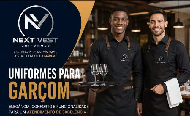 Uniforme para garçom